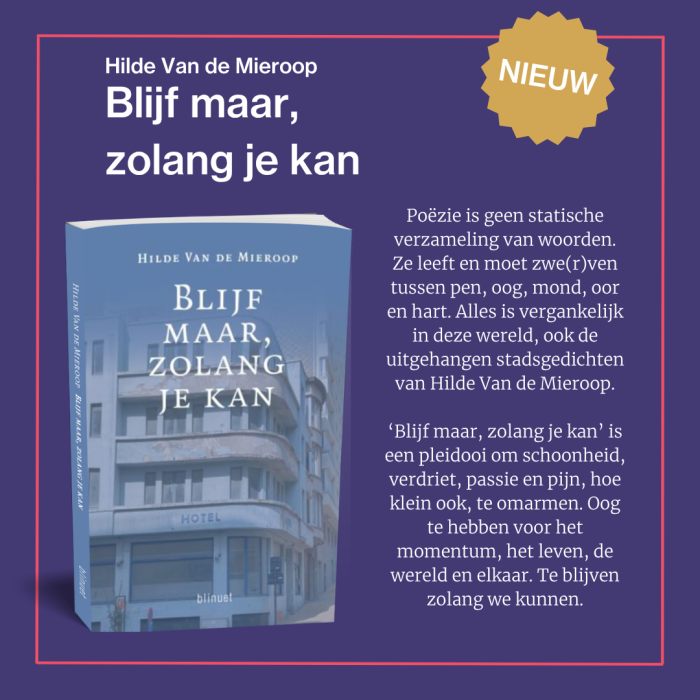 ‘Blijf maar, zolang je kan’ verschijnt 29 juni!